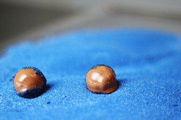 Pr&eacute;paration boule chocolat noir