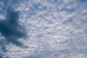 Blue sky with clouds. Background with blue sky and clouds