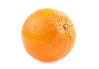 orange on a white background isolated