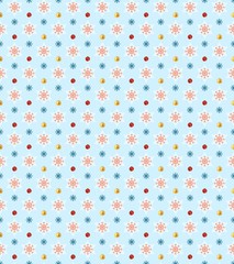 New Year seamless background pattern