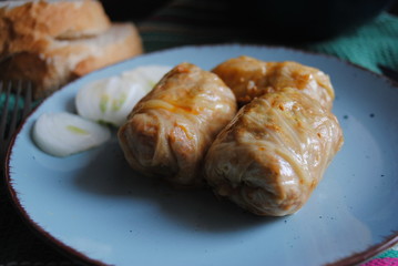 Sarma - Cabbage rolls with minced meat and rice