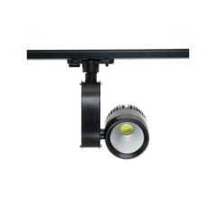 Spot ceiling led light interior lamp isolated on white background. Tracking lamp new technology for Smart and ECO City