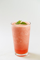 smoothie with fruit and mint