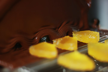 Enrobage ananas au chocolat