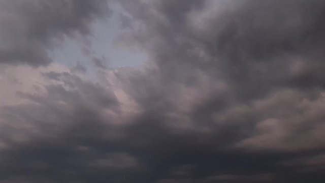 Beautiful epic cloudscape time lapse of summer thunderstorm clouds forming in 4k. Perfect as overlay, background of transition clip. Only minor noise reduction in davinci or neat image needed.
