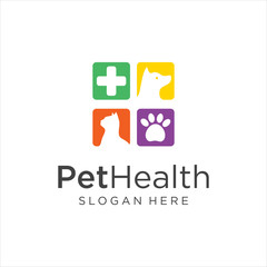 Pet Shop Logo Design Stock Illustrations  . Pet logo design . Dog cat logo . Animal Pet Care Logo . Vet logo, Pet Store . Pet Health Logo