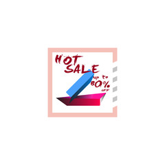Hot Sale, promotion banner design template