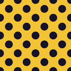 Seamless vector polka dots pattern