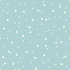 Snow seamless pattern.