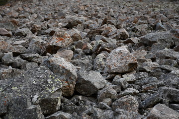 beautiful basalt stones formed texture