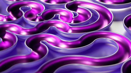 Elegant minimal background. 3d illustration, 3d rendering.