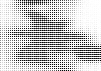 Fototapeta premium Abstract halftone dotted background. Futuristic grunge pattern, dot and circles. Vector modern optical pop art texture for posters, sites, business cards, cover, postcards, labels, stickers layout.