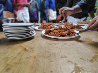 chef preparing food in restaurant