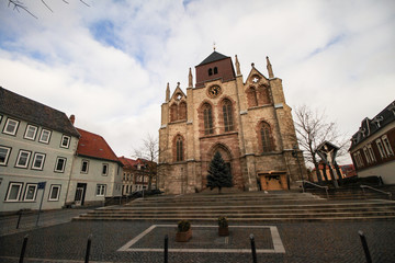 Fototapeta na wymiar Dingelstädt (Eichsfeld); Stadtkirche St. Gertrud 