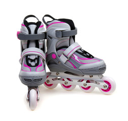 roller skates isolated on white