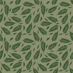 Vector set of leaf design for greetings card,textile,wallpapers  ￼