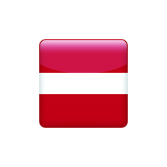 square   Latvia flag. Simple vector Latvia  flag