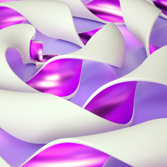 Elegant minimal background. 3d illustration, 3d rendering.