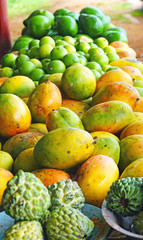 Frutas tropicales en la República de Cuba