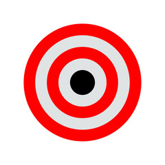 Target icon vector illustration design . Bow, center focus target