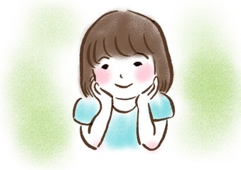 illustration of a girl