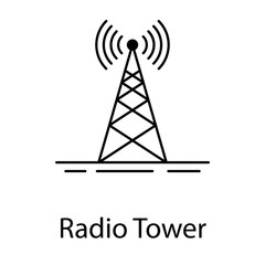  Radio Tower Vector 