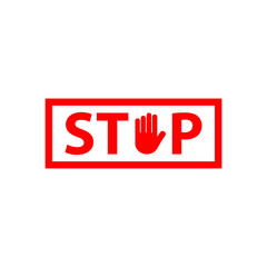 vector stop sign icon. No sign. red warning isolated. Not Allowed icon. flat illustration of Not Allowed vector icon for web