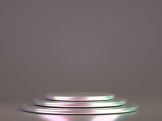 Beautiful luxury New Year Christmas holiday background. 3d illustration, 3d rendering. 3d illustration, 3d rendering.