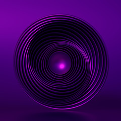 Geometric background. 3d illustration, 3d rendering.