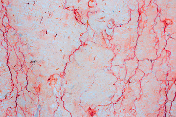 Red patterned natural of soft pink marble (Gala Classic) texture for product design.