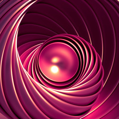 Geometric background. 3d illustration, 3d rendering.