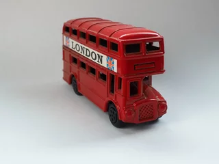 Fotobehang De rode bus van Londen © rafa