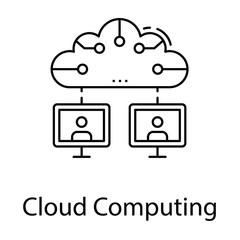 Cloud Computing Vector 
