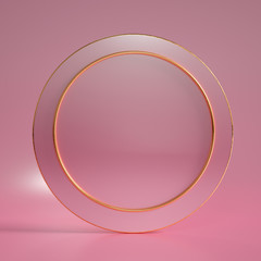 Elegant minimal background. 3d illustration, 3d rendering.