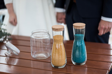 sandzeremonie am Hochzeitstag