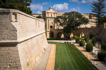 main entrance gate of Mdina,Maltas ancient capital