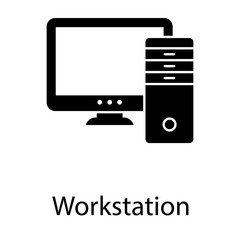  Desktop Computer Vector 