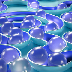 Elegant minimal background. 3d illustration, 3d rendering.