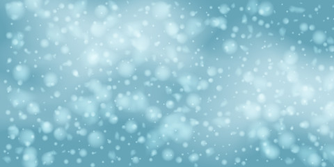 Snowflakes, snowfall.
