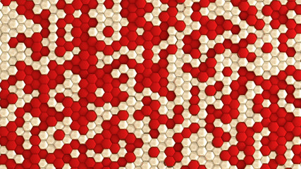 Beautiful interior pattern background. 3d illustration, 3d rendering.