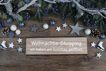 Weihnachts-Shopping