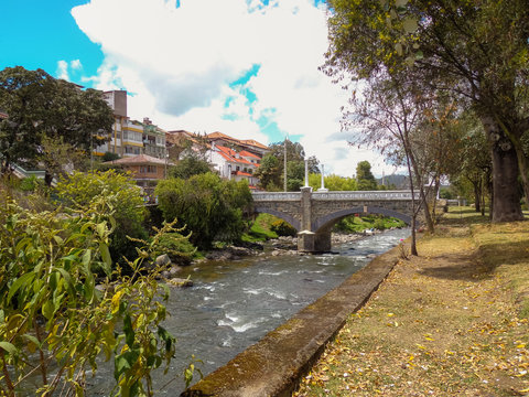 Bridge over the Tomebamba River