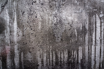 cracked and peeling paint and grunge old wall with texture