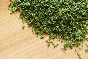 Dried parsley, herb and spice 