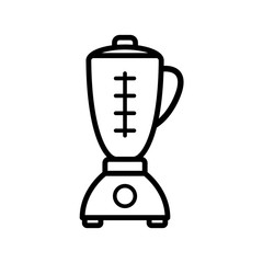 blender - kitchen equipment icon vector design template