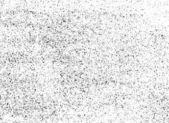 Abstract vector noise. Small particles of debris and dust. Distressed uneven background. Grunge texture overlay with fine grains isolated on white background. Vector illustration. EPS10.