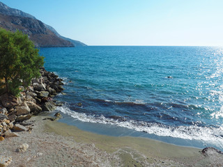 Kalymnos - Badebucht in Panormos