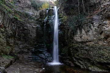 Tbilisi, Georgia The Leghvtakhevi Waterfall in downtown Tbilisi.