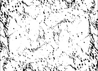 Rough black and white texture vector. Distressed overlay texture. Grunge background. Abstract textured effect. Vector Illustration. Black isolated on white background. EPS10.