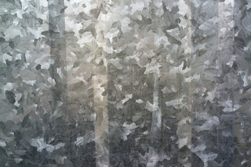 fragment of a tin wall